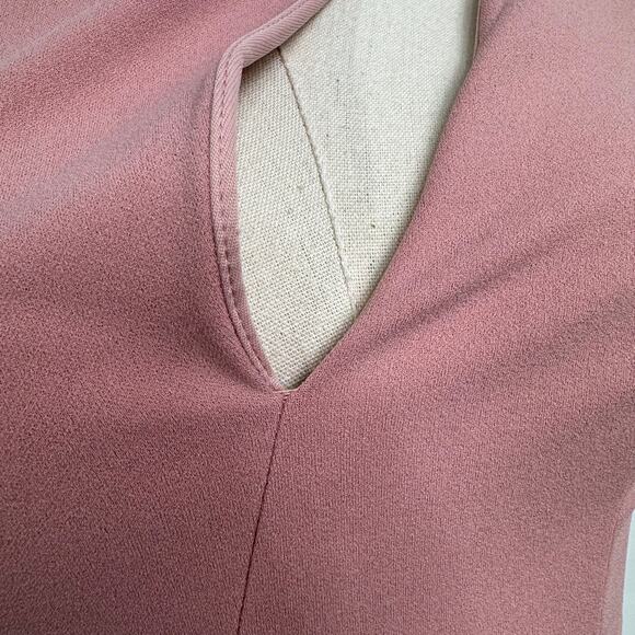 NWT Lulu's Cocktail Club Dress Mauve One Shoulder Midi Party Cocktail Size XS - Picture 8 of 15